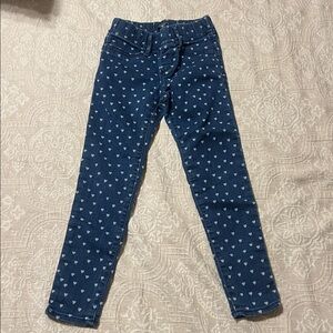 GAP Kids Blue Heart Jean leggings